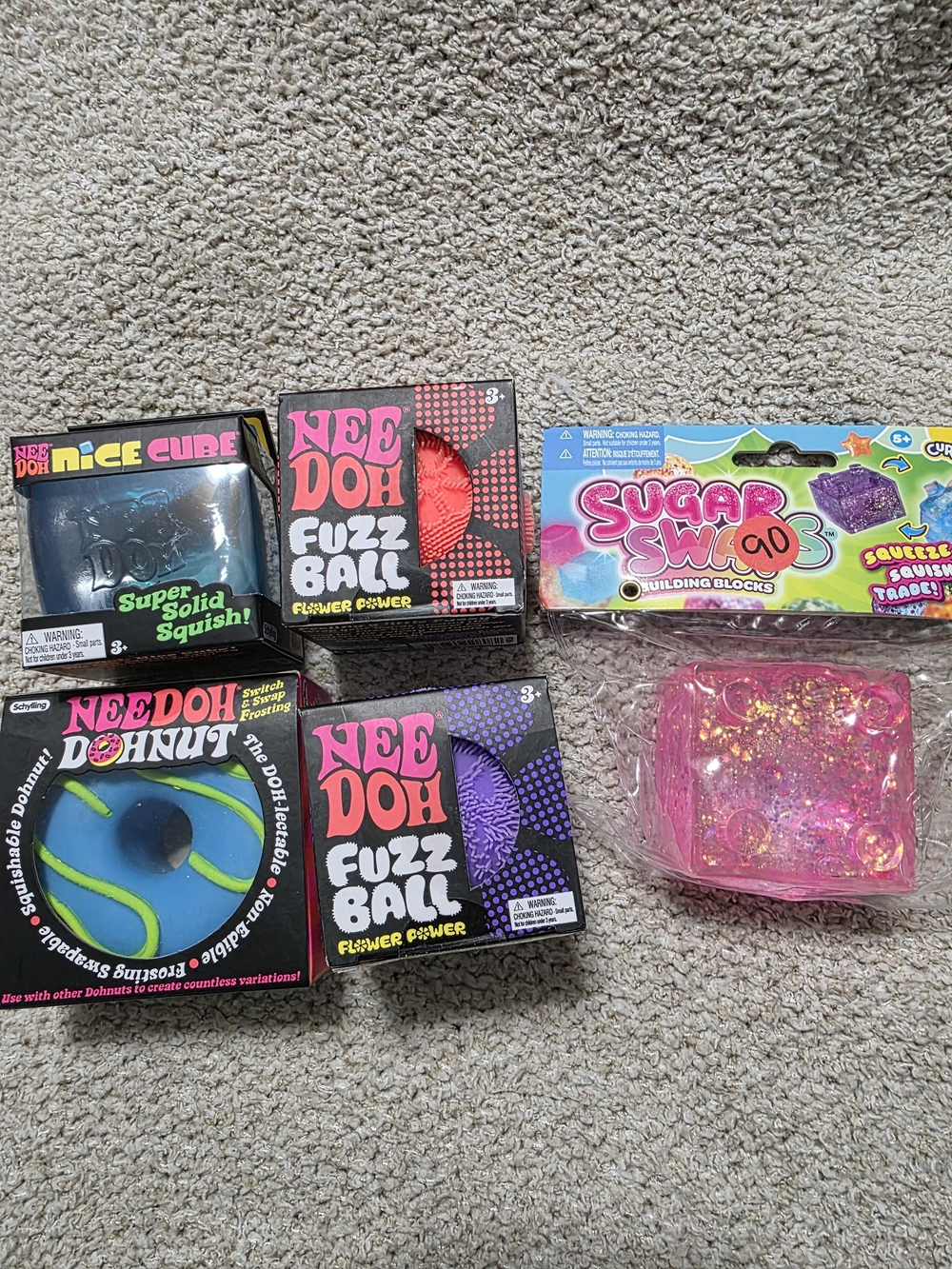 Viral Needoh Donut Squishy Bundle Authentic